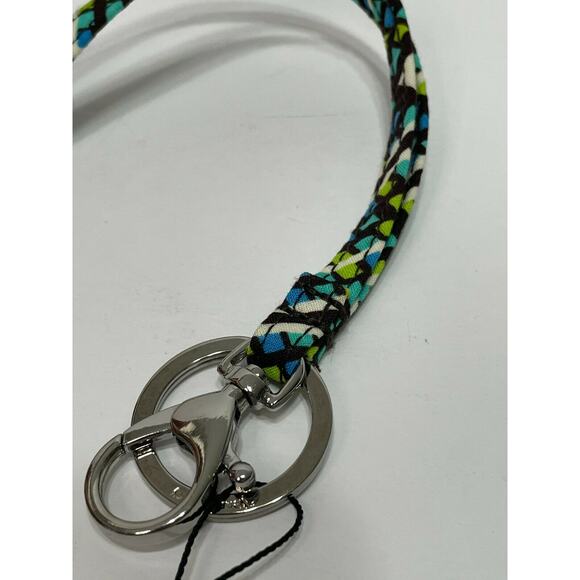 Vera Bradley Breakaway Lanyard and Loop Keychain Rain Forest Set NEW - Picture 4 of 5